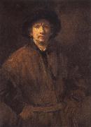 REMBRANDT Harmenszoon van Rijn The Large Self-Portrait oil painting artist